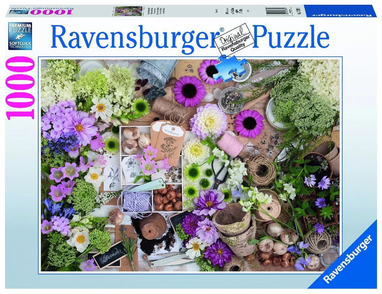 RAVENSBURGER FOR THE LOVE OF FLOWERS - 1000 PC