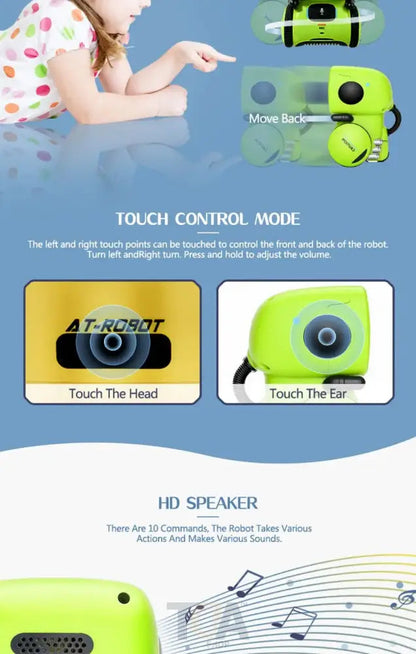 Intelligent Interactive Toy Robot with Voice and Touch Control